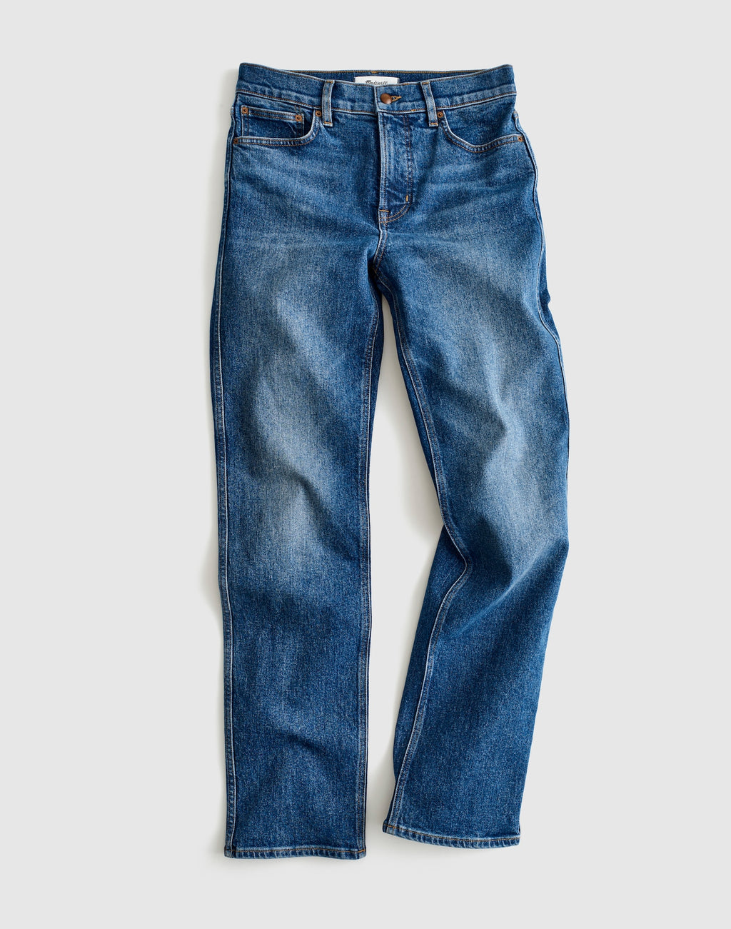 Circular Longline Straight Jean in Premium ISKO Denim