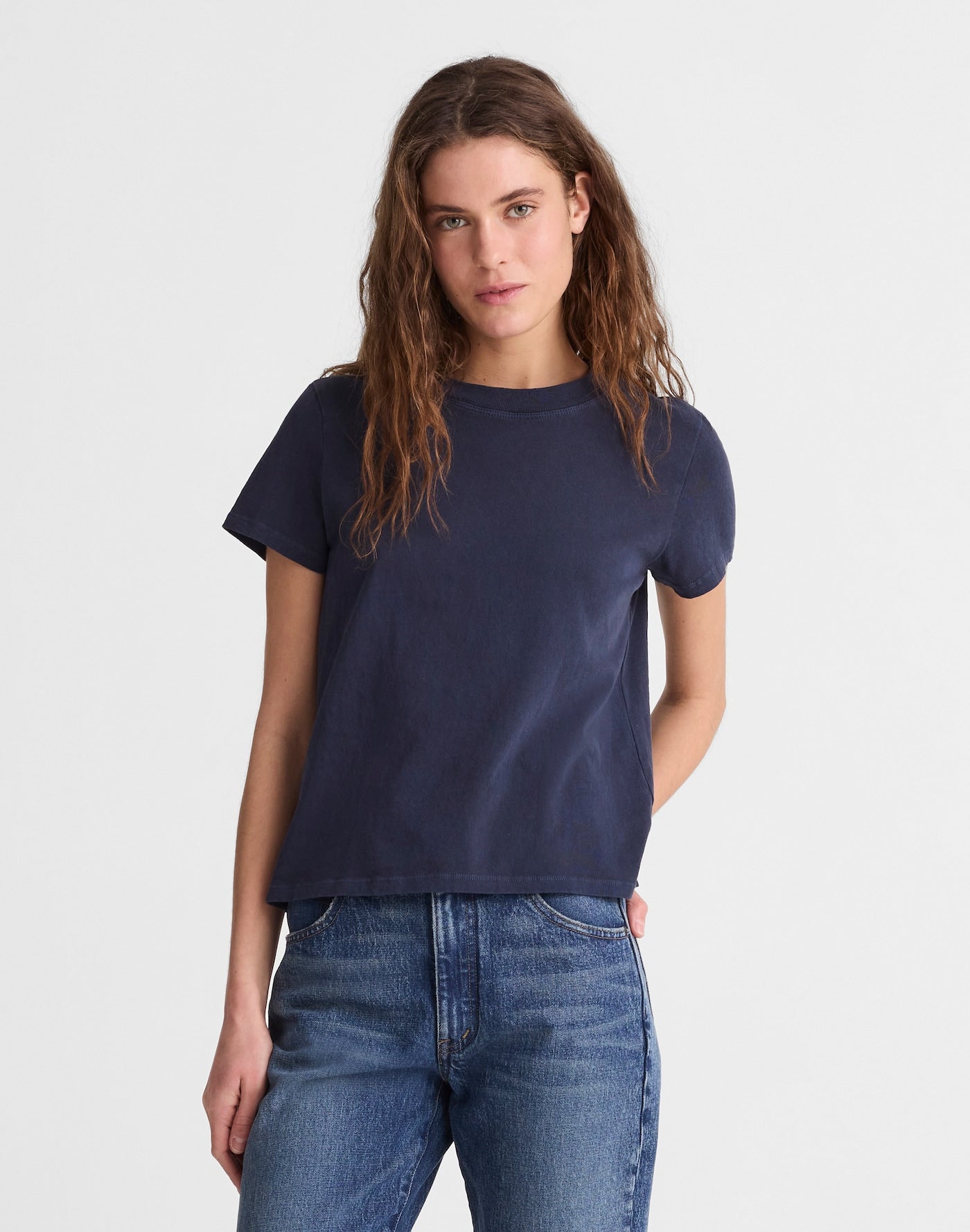 Madewell The Relaxed Tee in Vintage Jersey 100% Cotton