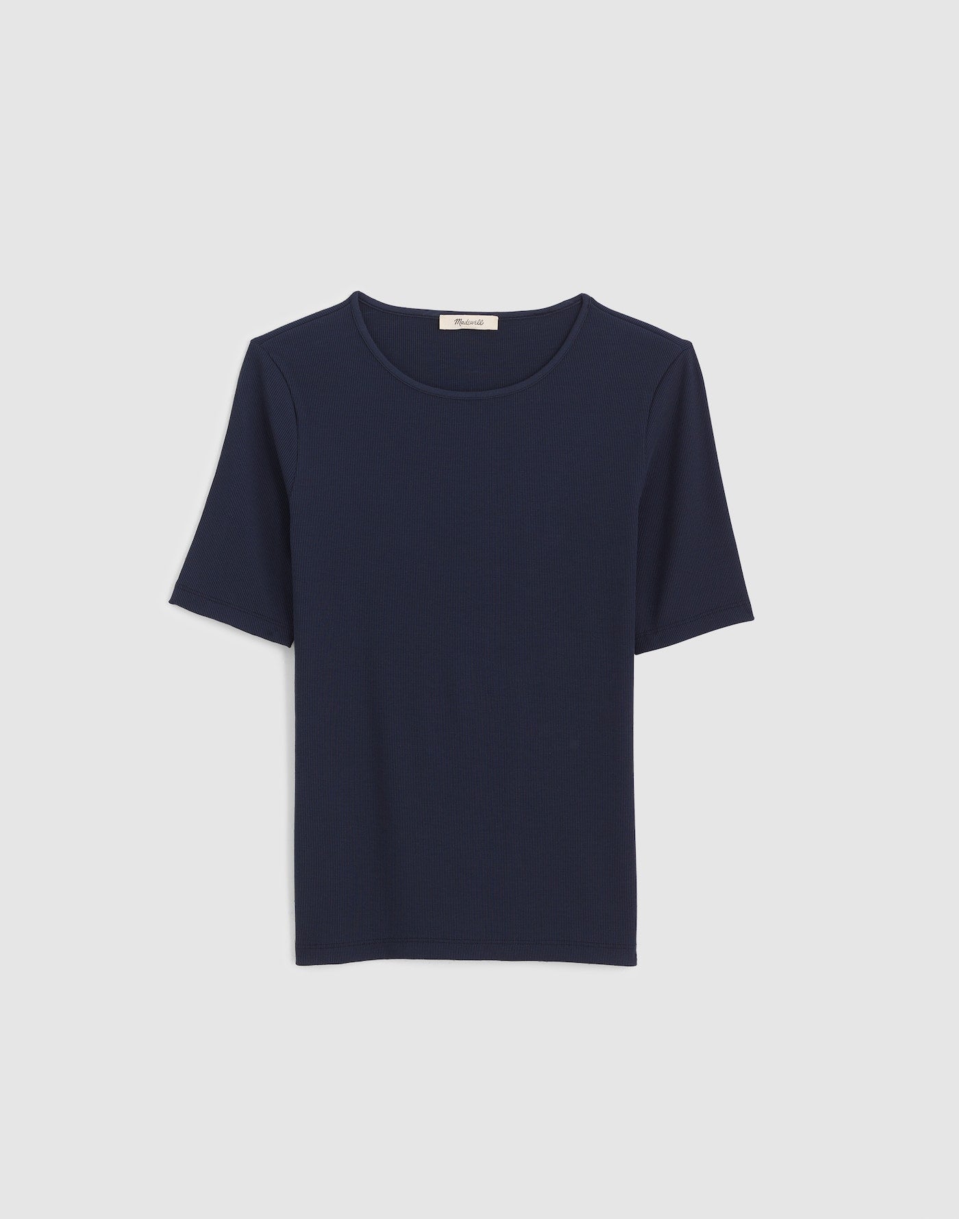 Madewell The 9-9 Tee in LuxeRib 92% TENCEL Modal