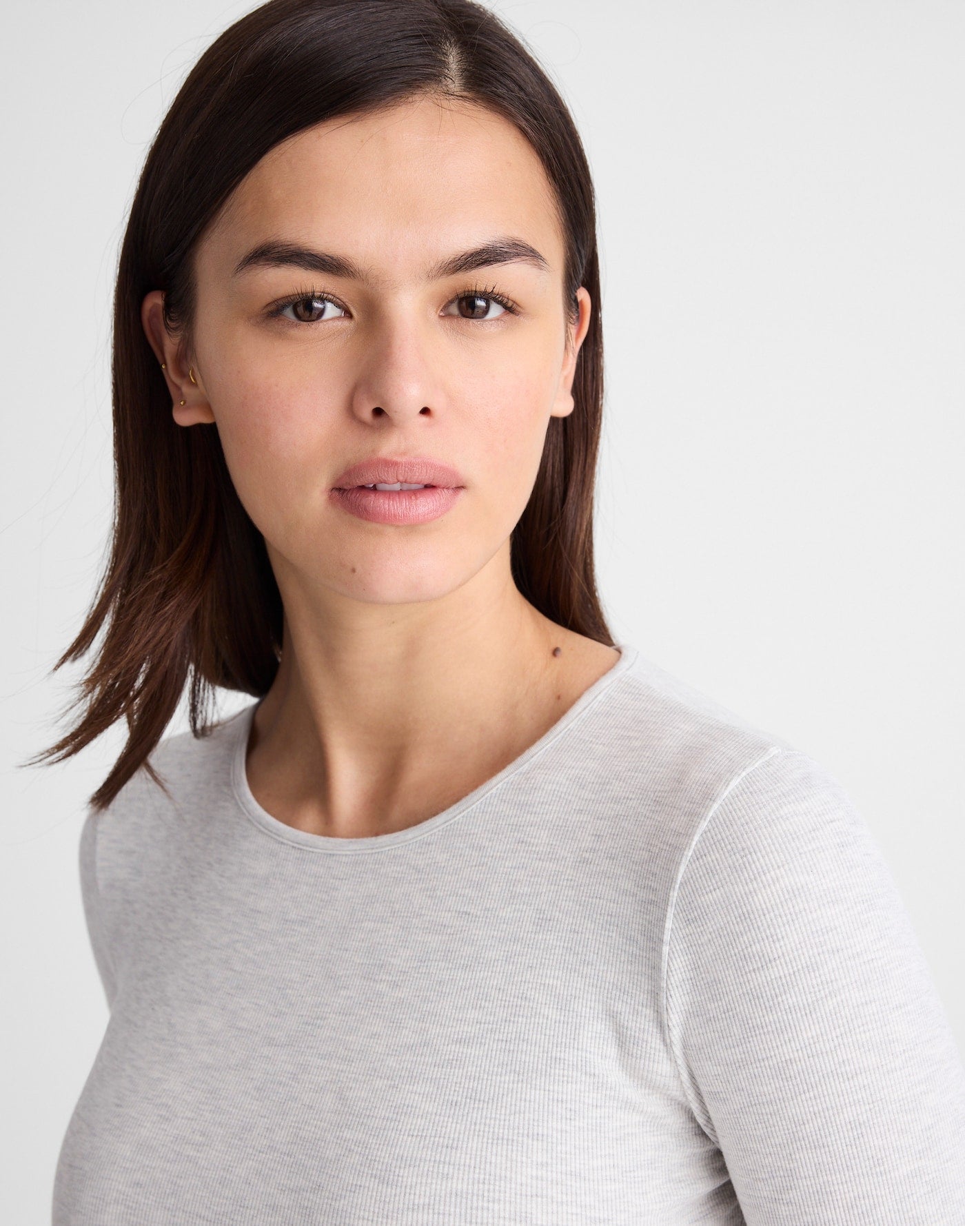 Madewell The 9-9 Tee in LuxeRib 92% TENCEL Modal