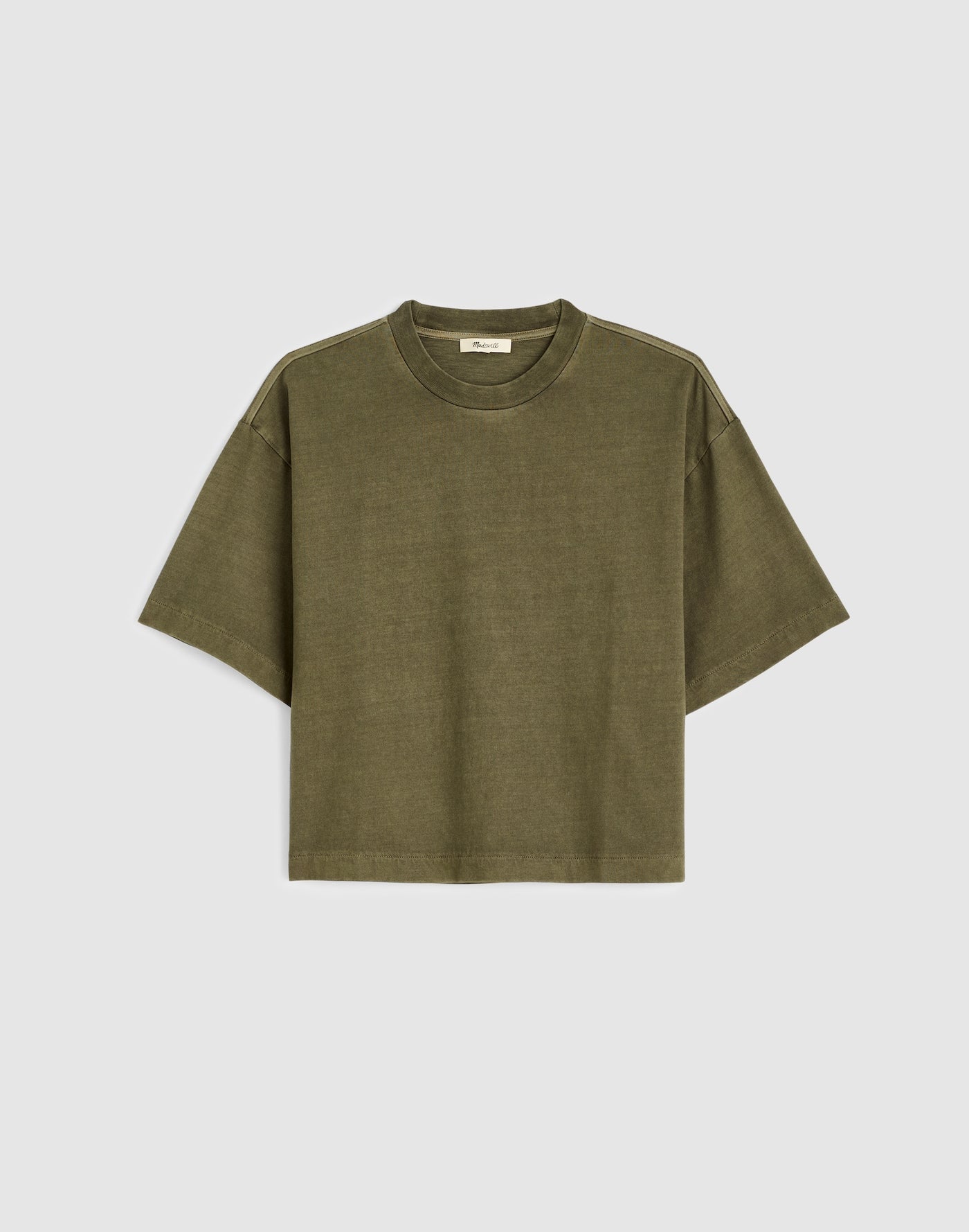 Madewell Boxy Crop Tee Allday Jersey 100% Cotton