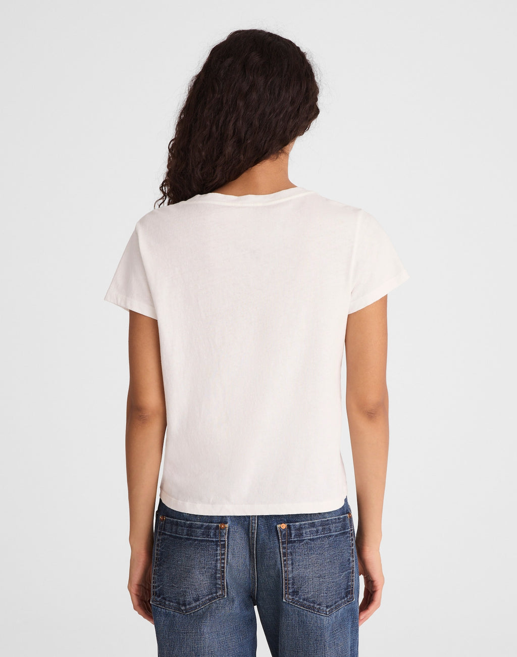 Madewell The Relaxed V-Neck Tee in Vintage Jersey 100% Cotton