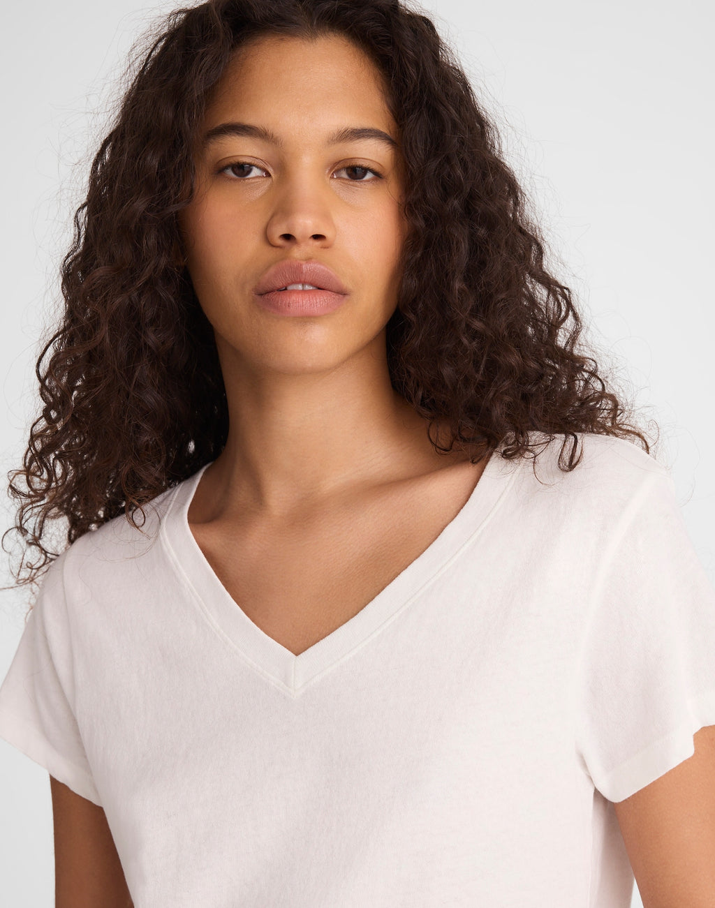 Madewell The Relaxed V-Neck Tee in Vintage Jersey 100% Cotton