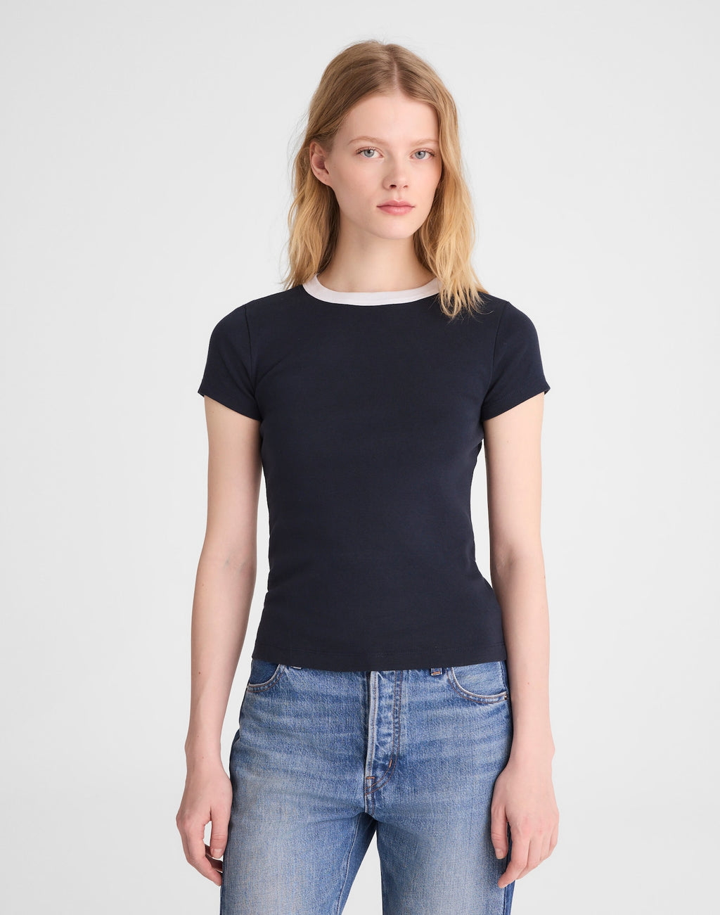 Madewell '90s Crewneck Tee Compact Cotton