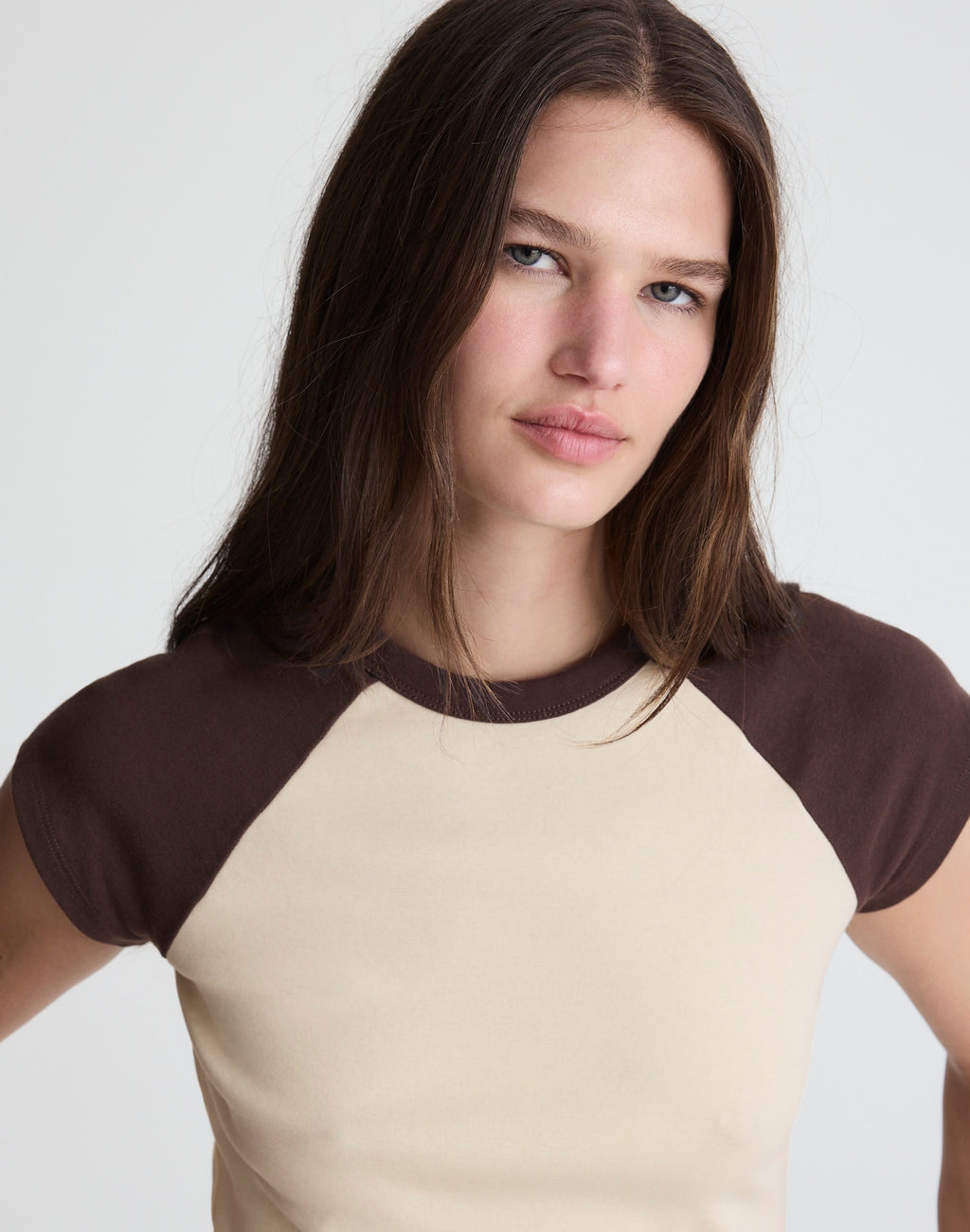 Madewell The 90s Crewneck Tee in Compact Cotton 100% Cotton