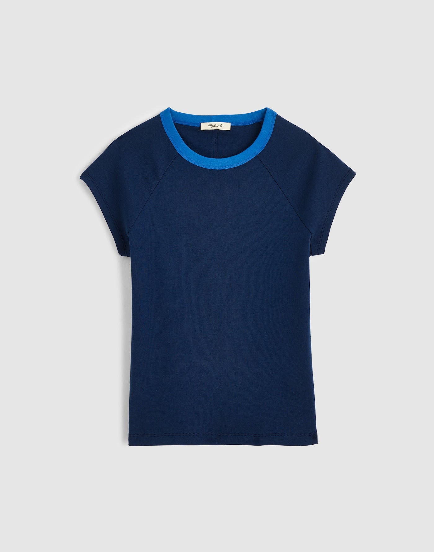 Madewell The 90s Crewneck Tee in Compact Cotton 100% Cotton