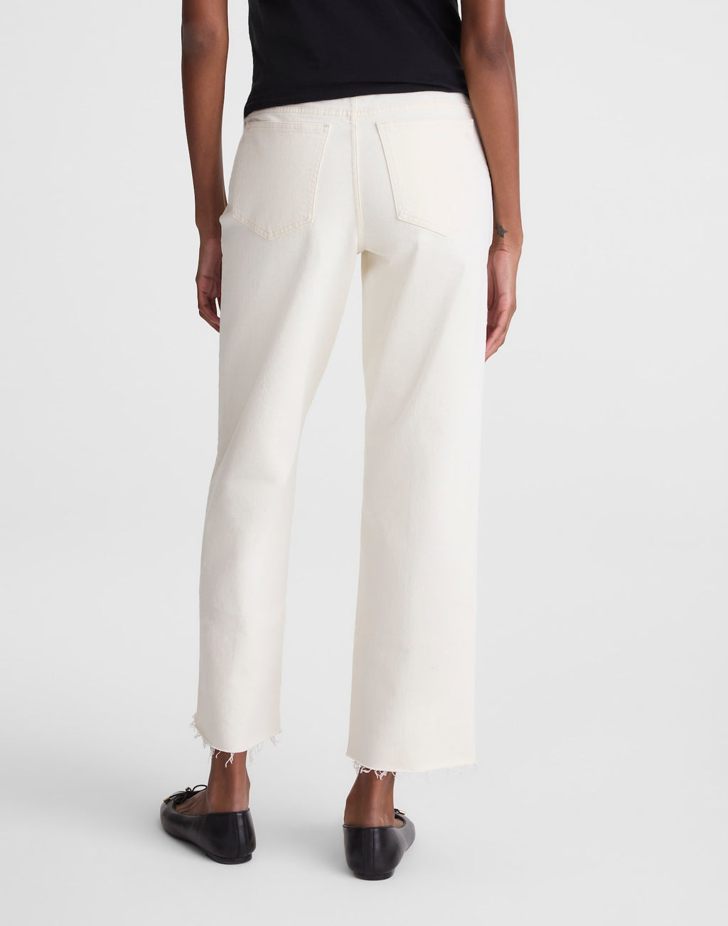 Madewell The Maternity Perfect Vintage Wide-Leg Crop Jean in Vintage Canvas 98% Cotton 2% Elastane
