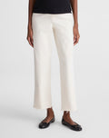 Madewell The Maternity Perfect Vintage Wide-Leg Crop Jean in Vintage Canvas 98% Cotton 2% Elastane