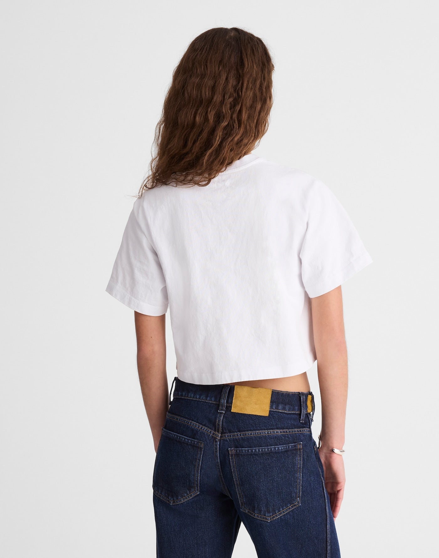 Madewell x Benjamin Talley Smith The Sullivan Boxy Crop Tee 100% Cotton