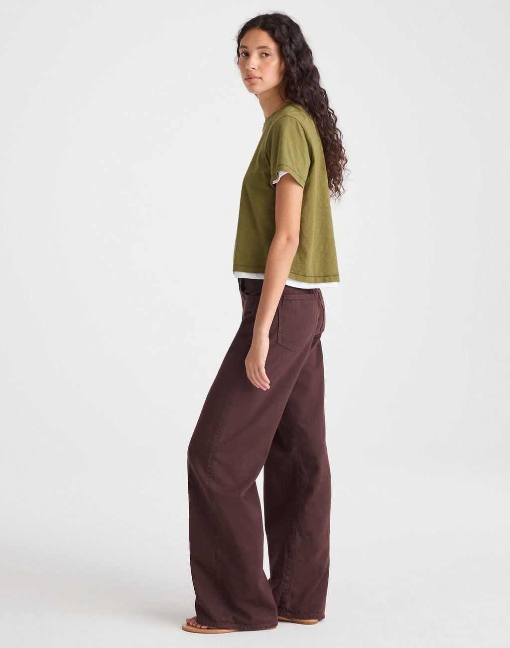 Madewell The Curvy Ultimate Wide-Leg Jean in Airy Denim 64% Cotton 36% TENCEL Lyocell