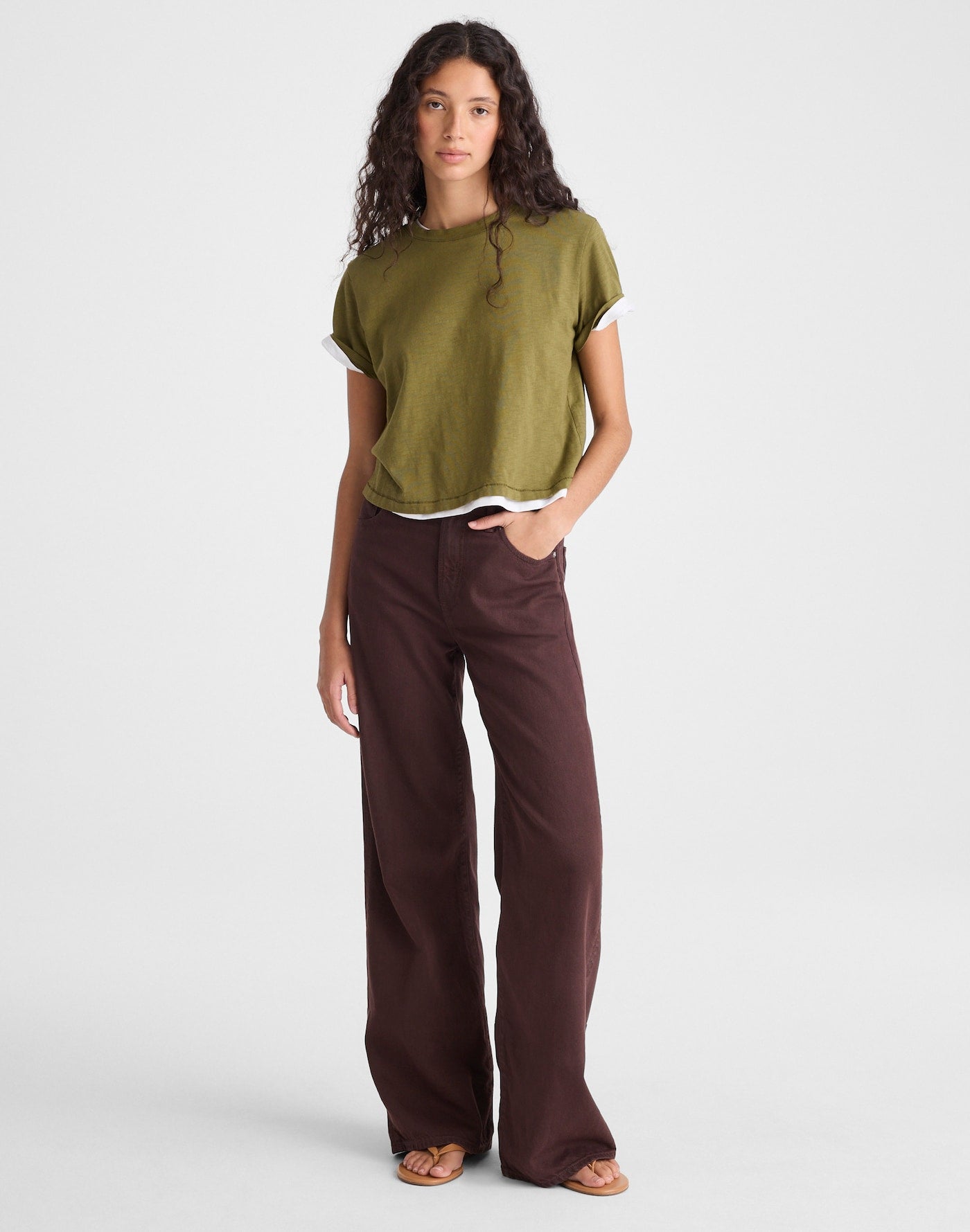 Madewell The Curvy Ultimate Wide-Leg Jean in Airy Denim 64% Cotton 36% TENCEL Lyocell