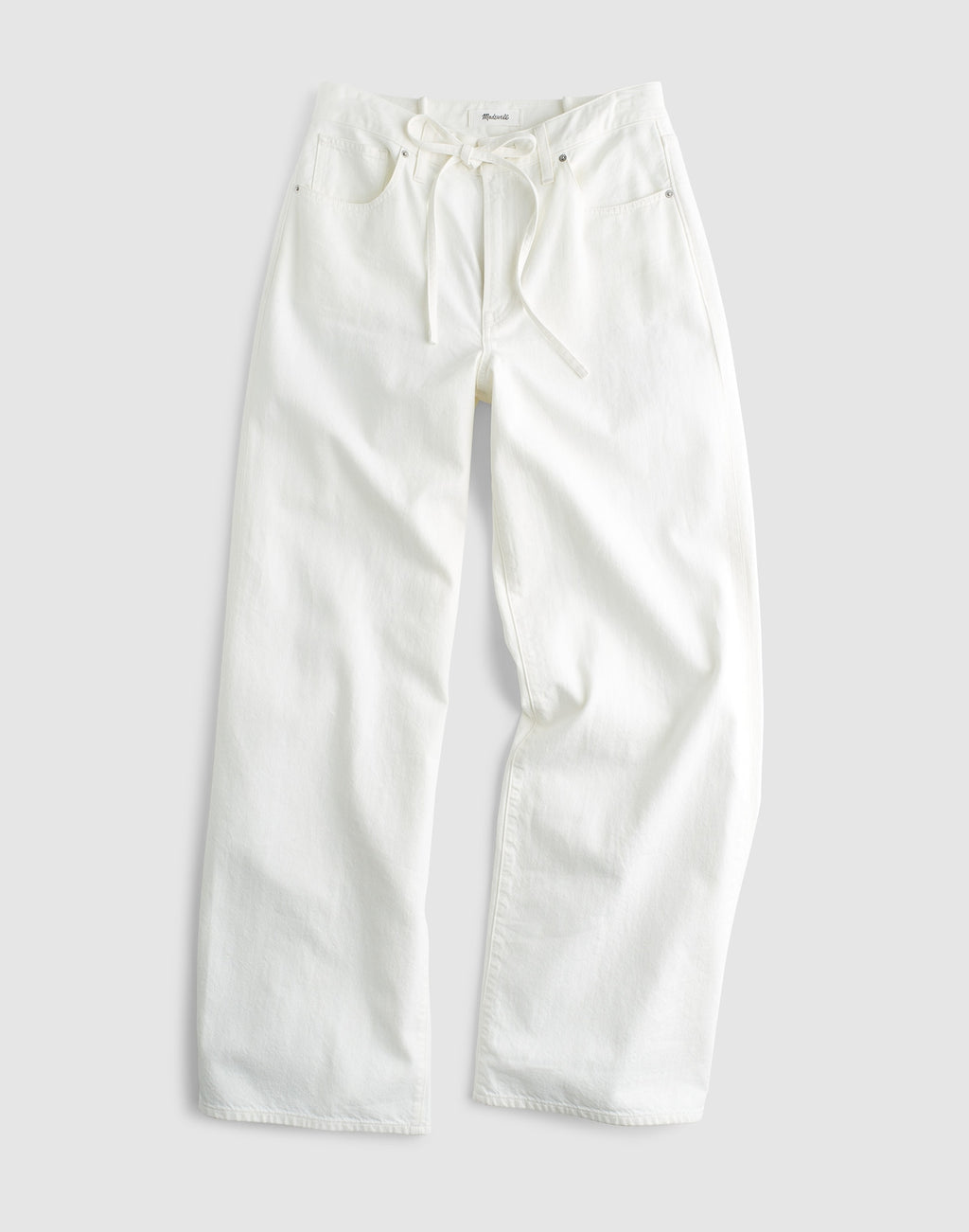 Madewell The Curvy Ultimate Wide-Leg Jean in Rigid Denim 100% Cotton