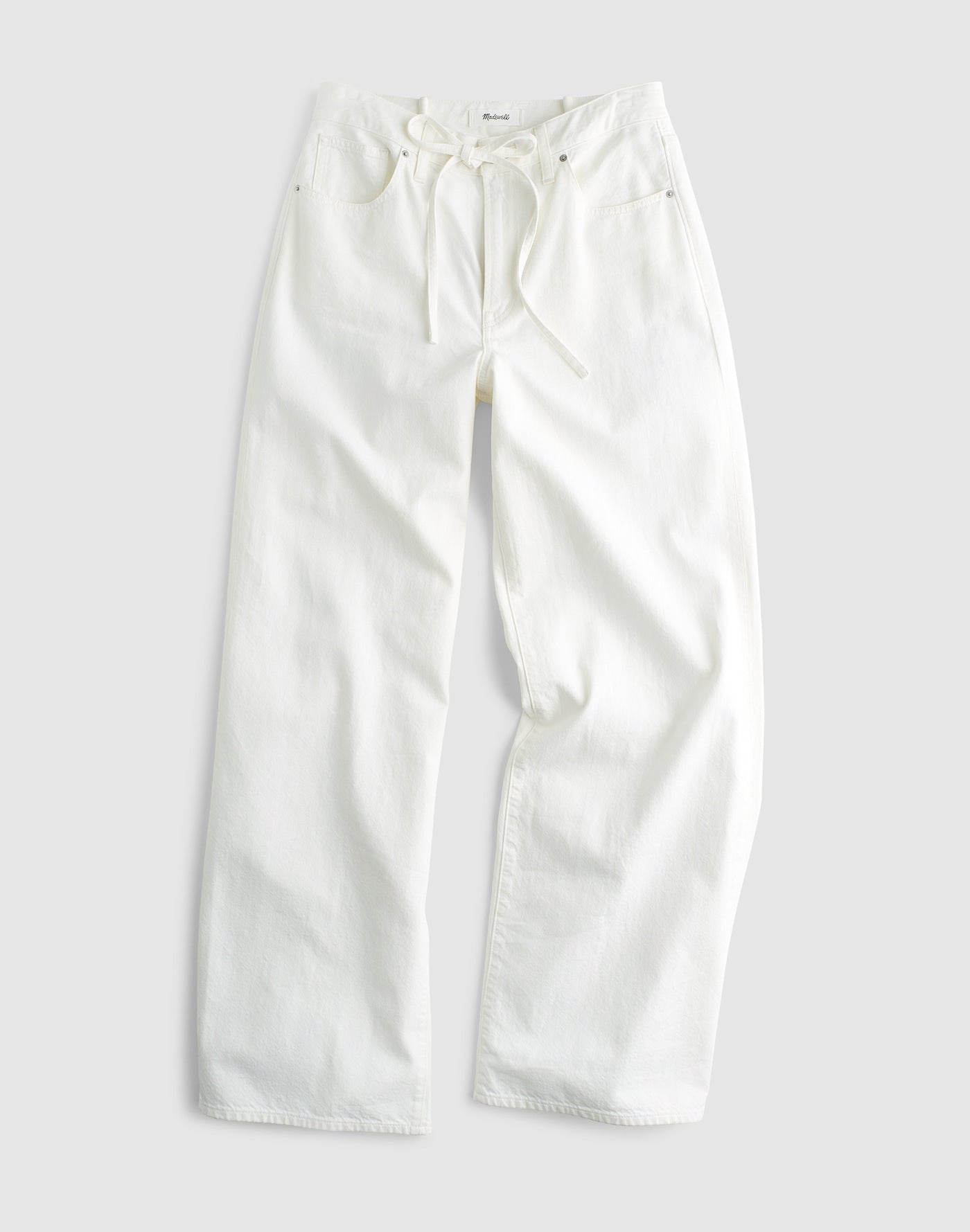 Madewell The Curvy Ultimate Wide-Leg Jean in Rigid Denim 100% Cotton