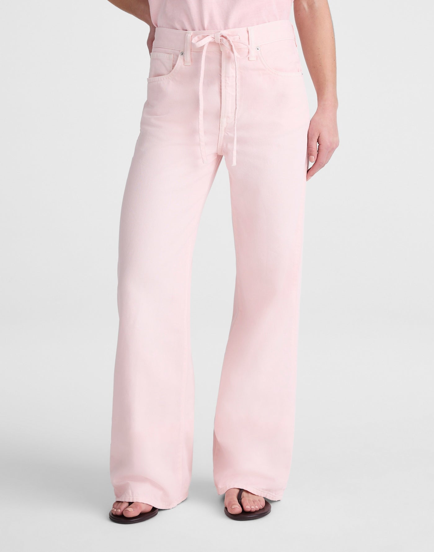 Madewell x Shopbop Ultimate Wide-Leg Jean in Airy Denim 61% Cotton 39% TENCEL Lyocell