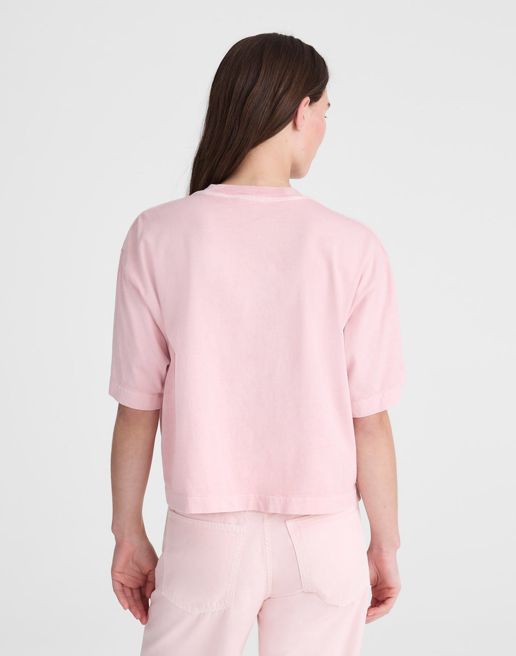 Boxy Crop Tee Allday Jersey 100% Cotton