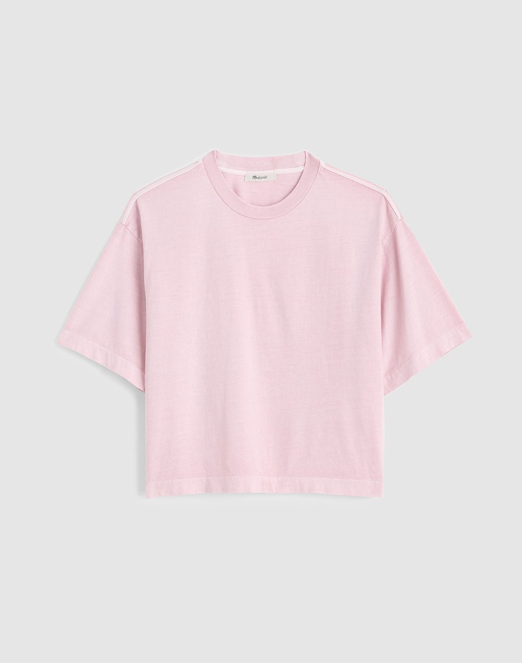 Boxy Crop Tee Allday Jersey 100% Cotton