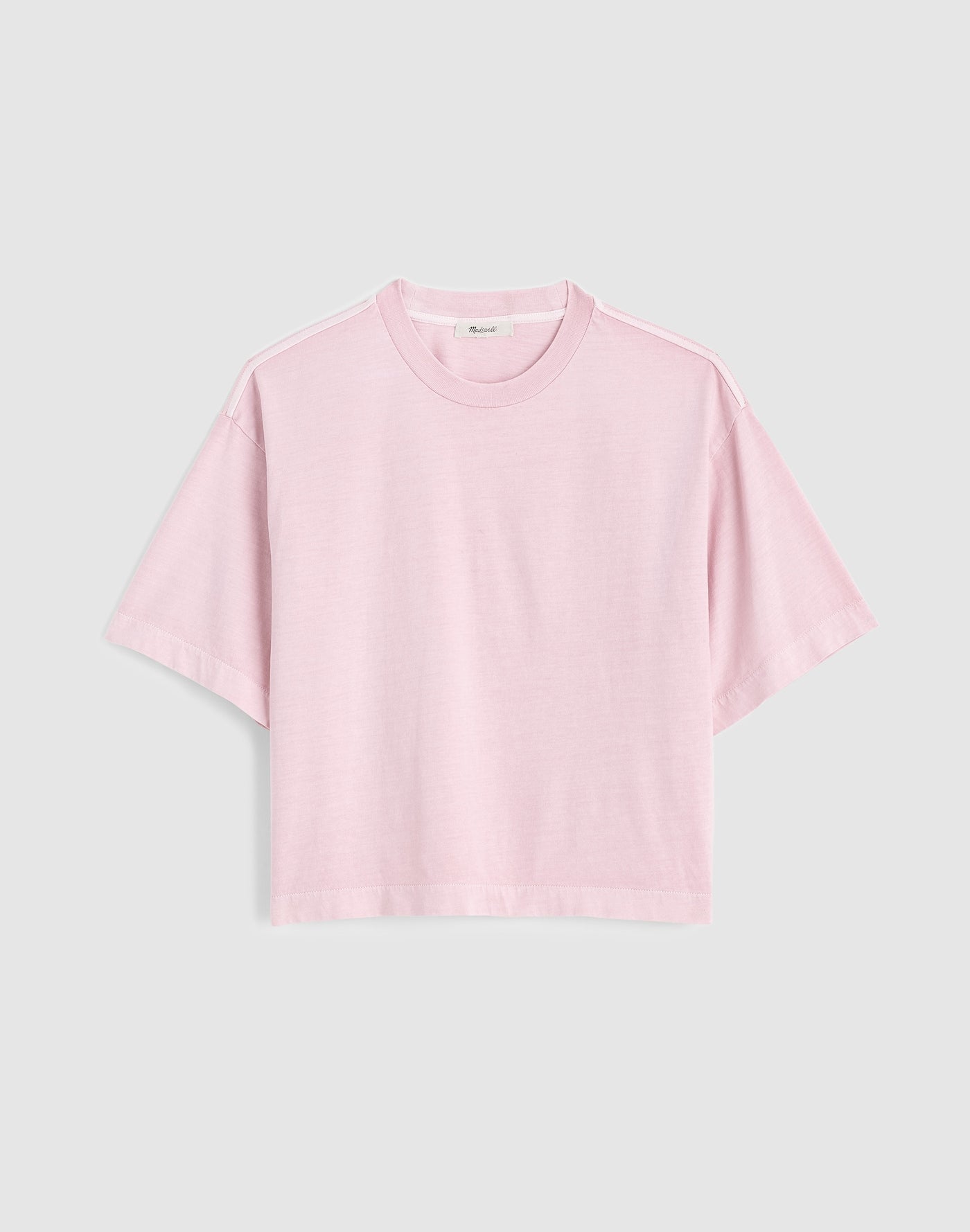 Boxy Crop Tee Allday Jersey 100% Cotton