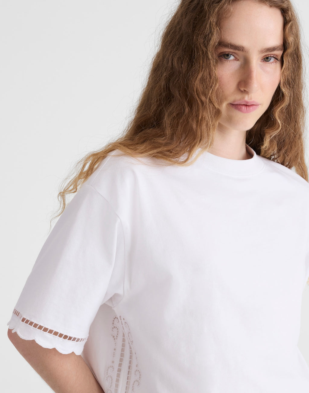 Madewell The Boxy Crop Tee Allday Jersey 100% Cotton