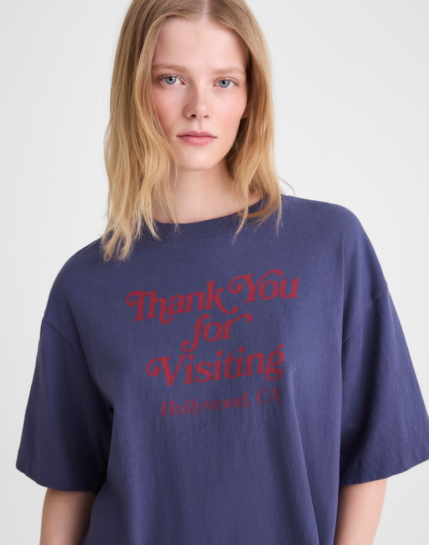 Madewell The Boxy Crop Tee in Allday Jersey 100% Cotton