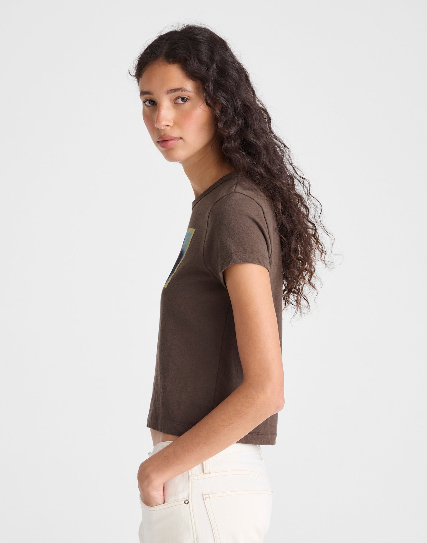 Madewell The Relaxed Baby Tee in Vintage Jersey 100% Cotton