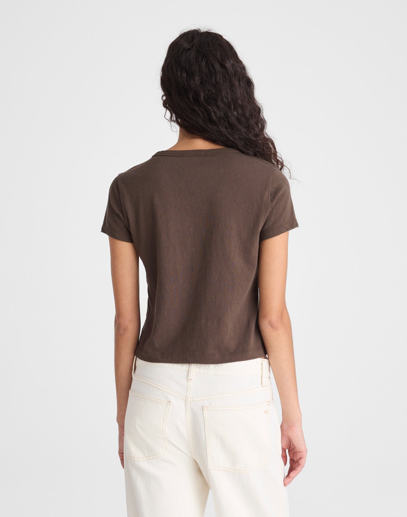 Madewell The Relaxed Baby Tee in Vintage Jersey 100% Cotton