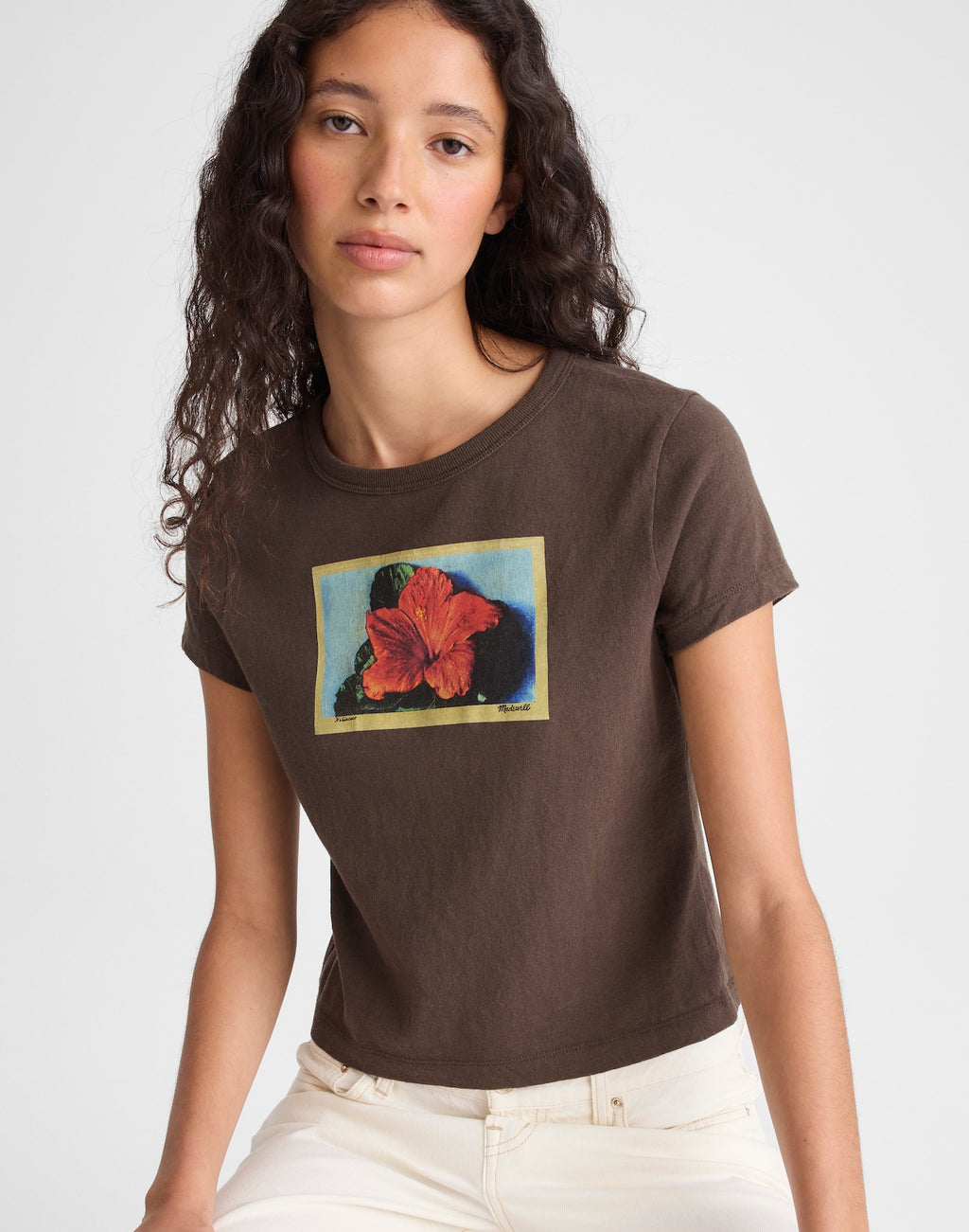 Madewell The Relaxed Baby Tee in Vintage Jersey 100% Cotton
