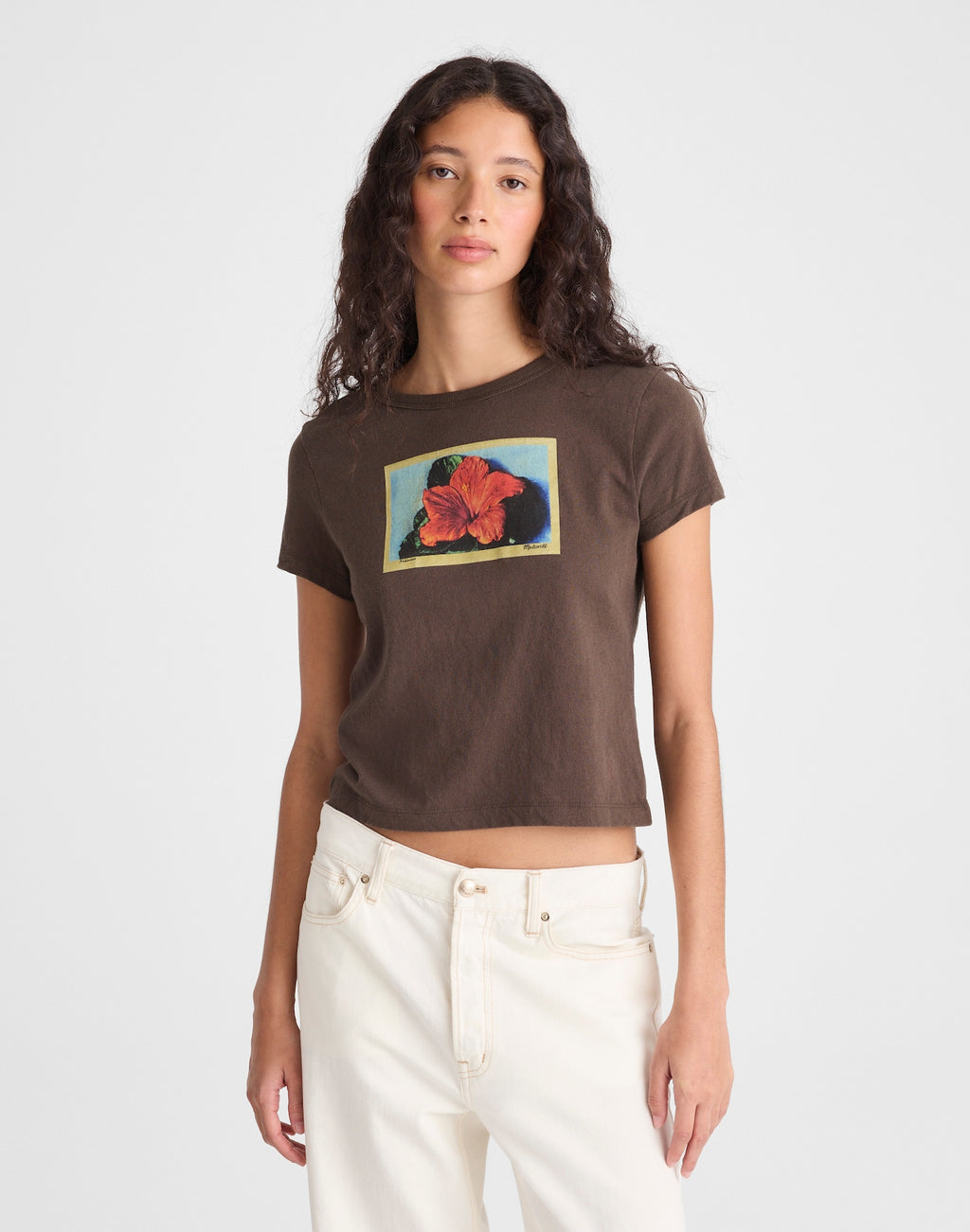 Madewell The Relaxed Baby Tee in Vintage Jersey 100% Cotton