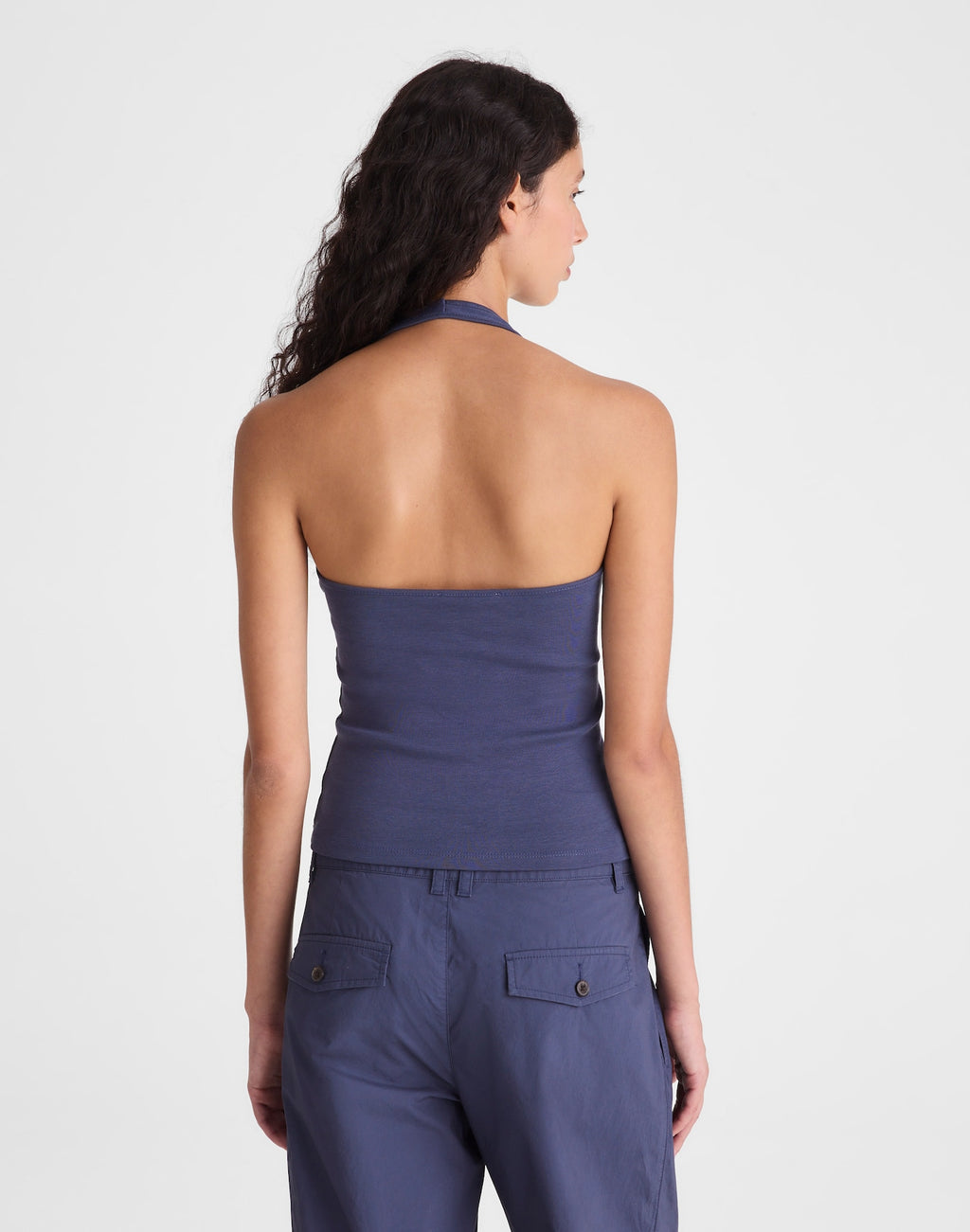 Madewell '90s Halter Top Compact Cotton