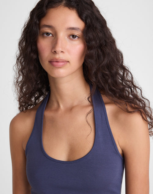 Madewell '90s Halter Top Compact Cotton