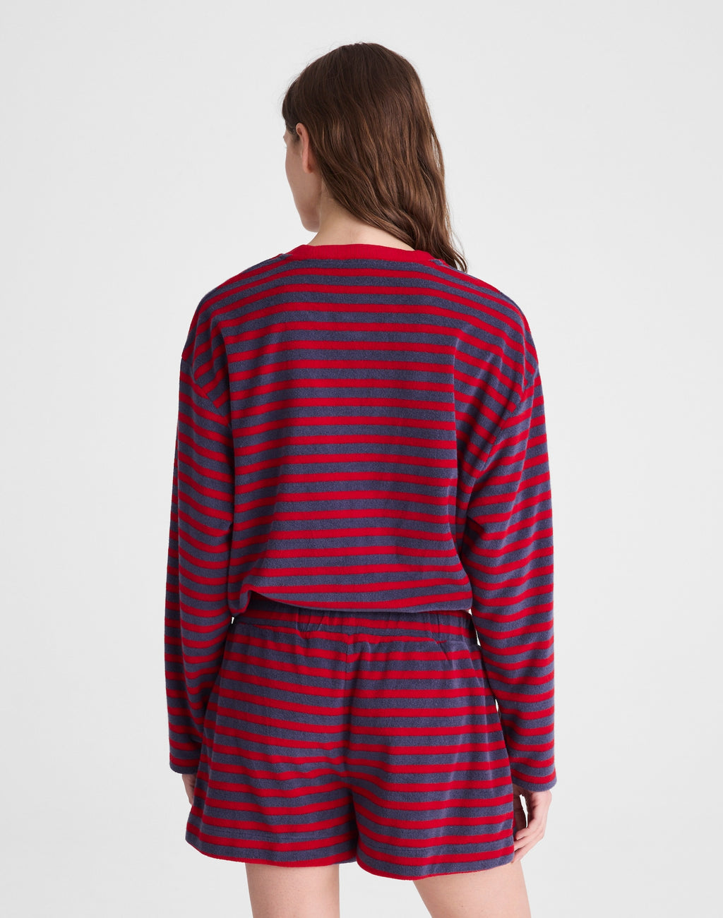 Madewell Tie-Waist Top Terry 80% Cotton Recycled Polyester