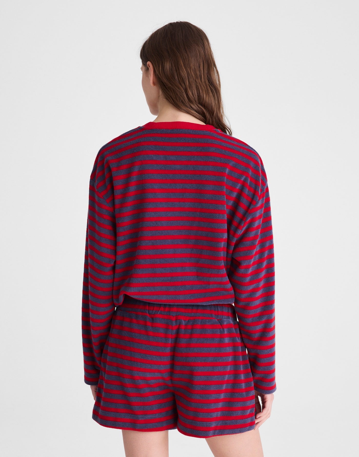 Madewell Tie-Waist Top Terry 80% Cotton Recycled Polyester