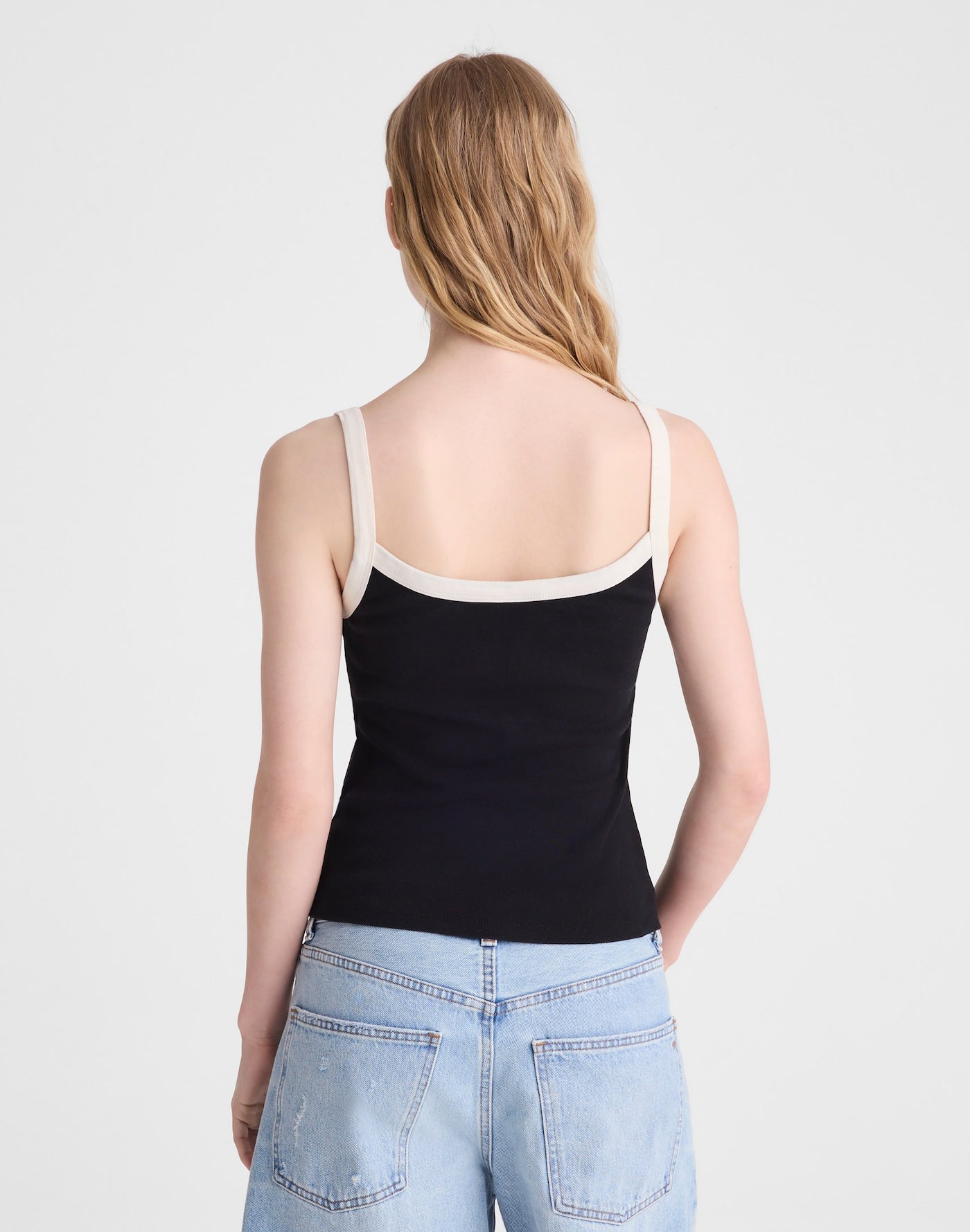 Madewell The 90s Cami in Compact Cotton 100% Cotton