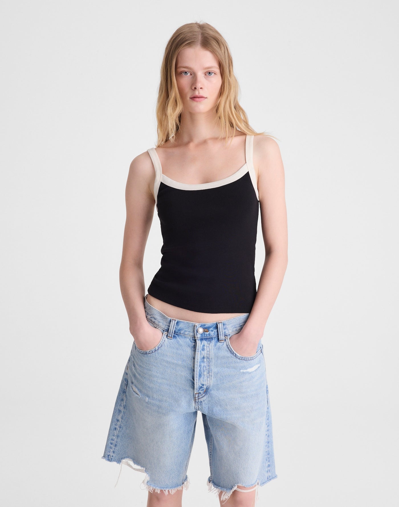 Madewell The 90s Cami in Compact Cotton 100% Cotton