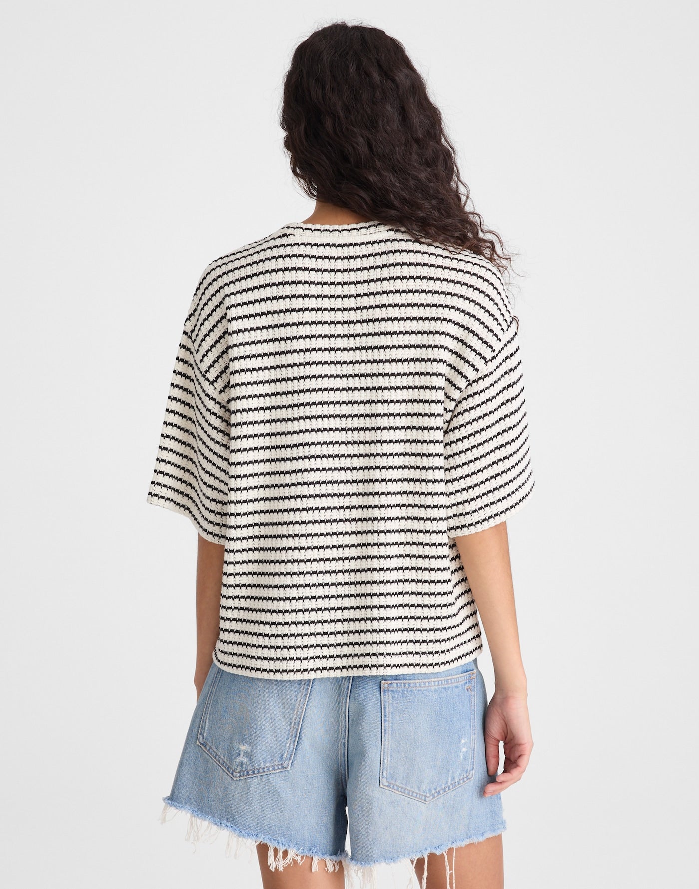 Madewell Boxy Crop Tee Allday Jersey Cotton Recycled Polyester