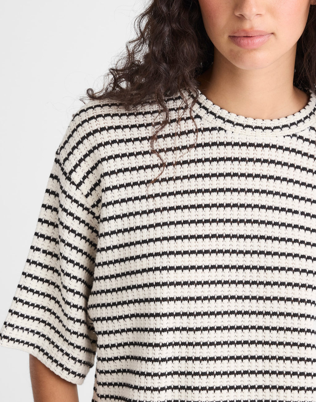 Madewell Boxy Crop Tee Allday Jersey Cotton Recycled Polyester