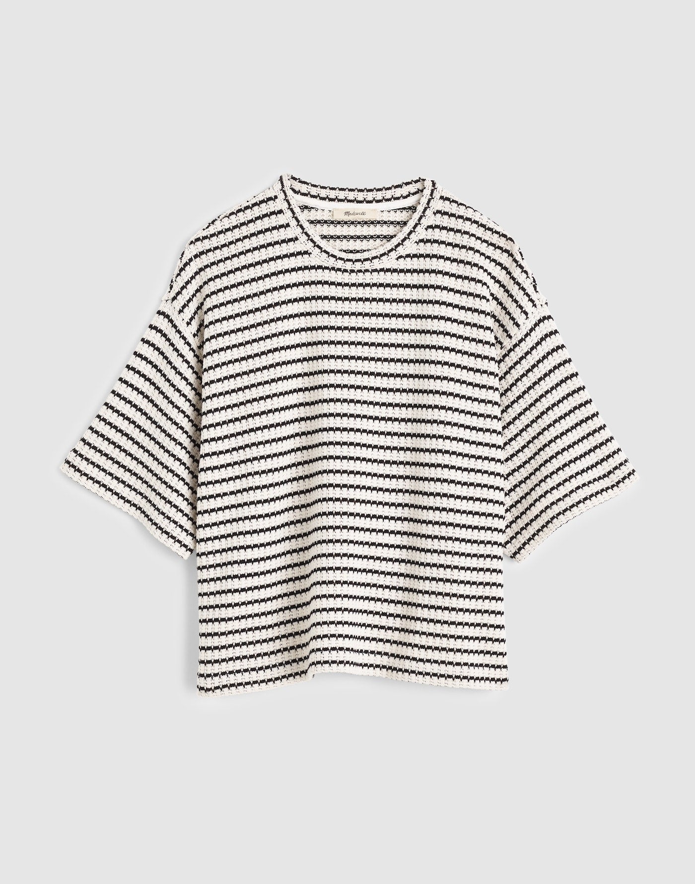 Madewell Boxy Crop Tee Allday Jersey Cotton Recycled Polyester