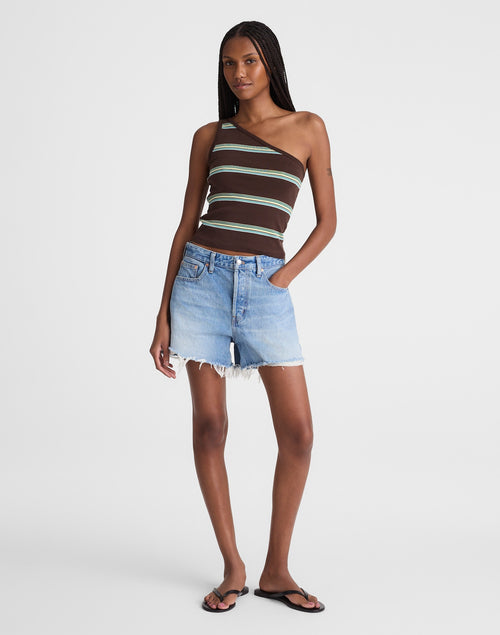 Madewell '90s One-Shoulder Tank Compact Cotton