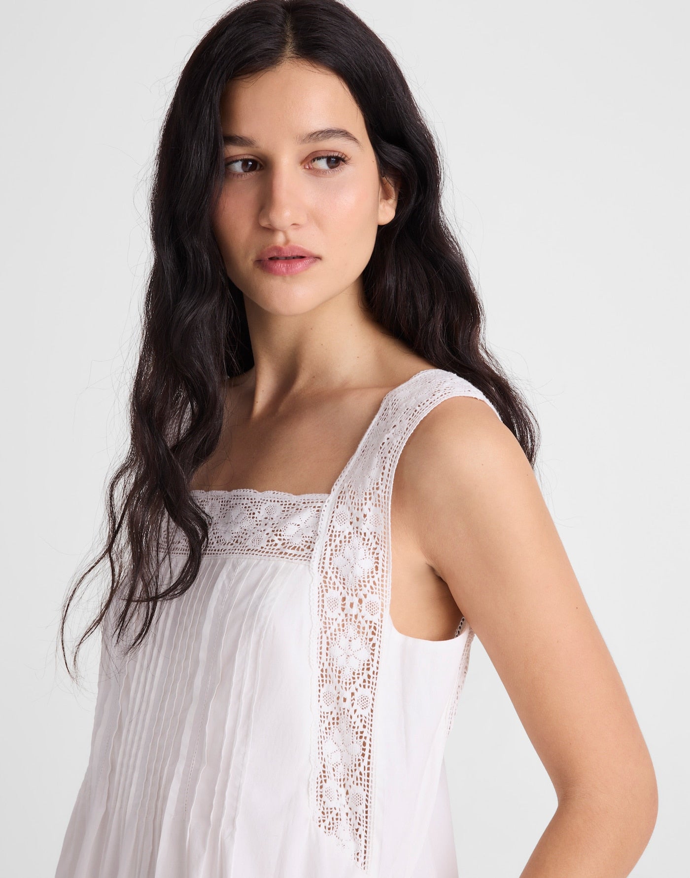 Madewell The Sophie Mini Dress in Vintage Ivory 100% Cotton