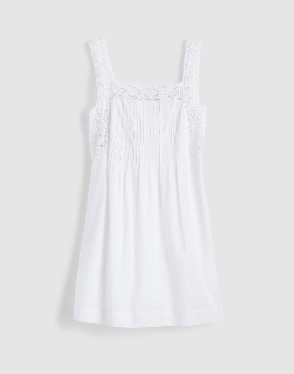Madewell The Sophie Mini Dress Lace-Trim Cotton