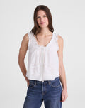 Madewell The Leah Top Embroidered Eyelet Cotton Voile