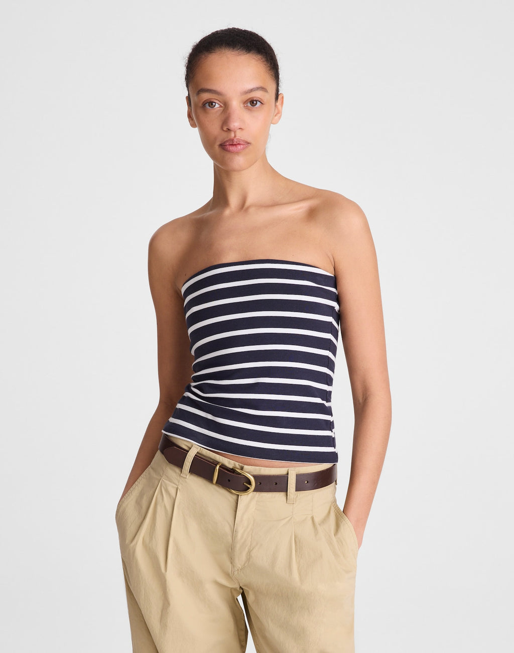 Madewell Knit Tube Top Cotton-Modal