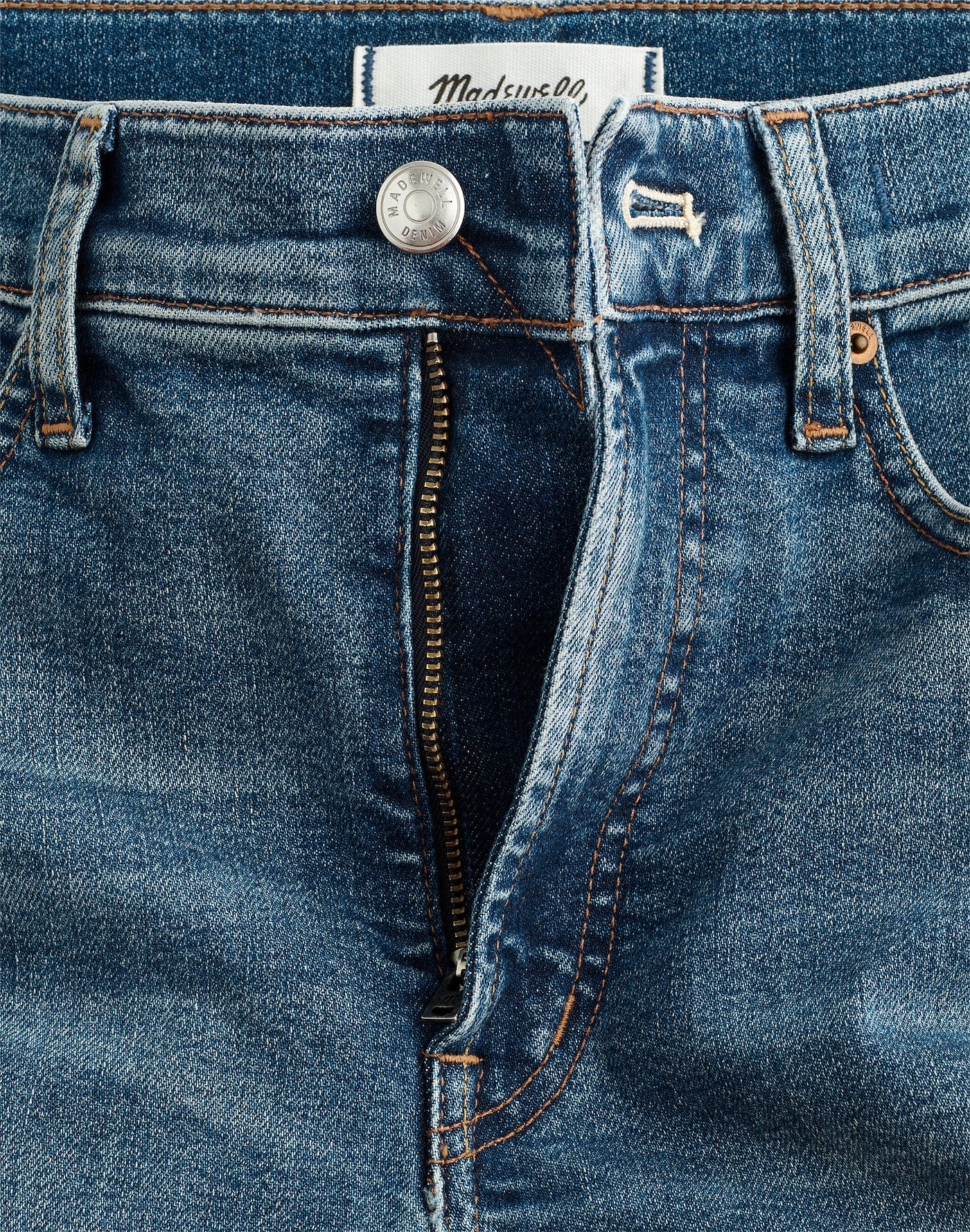 Madewell The Wide-Leg Jean in Sunnyside Wash Super Stretch Denim 74% Cotton 18% Lyocell 6% EME 2% Elastane